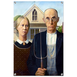 American Gothic by Grant Wood â€“ Iconic American Regionalism Art PrintAcrylic Print30x45 cm / 12x18â€³