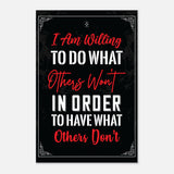 da vinci motivational wall art willing