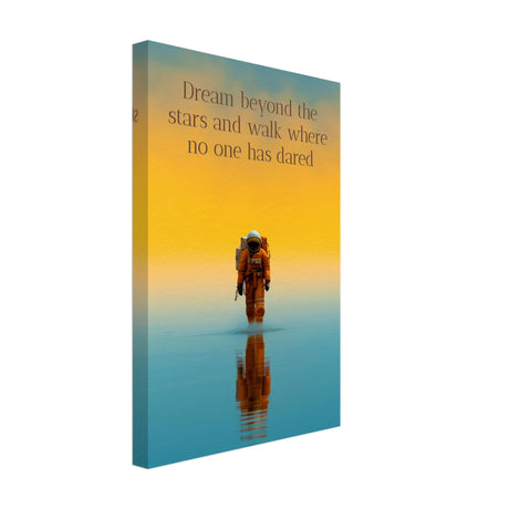 da vinci motivational wall art dare