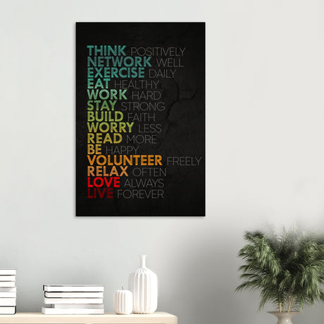 da vinci motivational wall art think