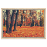 golden silence in autumn a tranquil forest escape wall art print50x75 cm / 20x30″Wood Prints