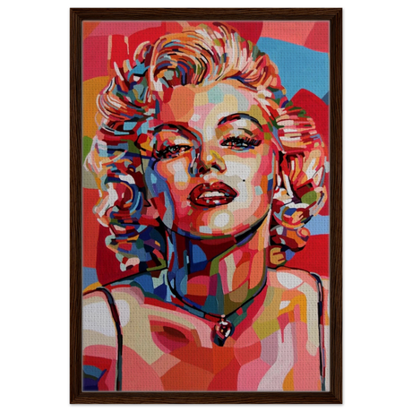 monroe mosaic wall art print40x60 cm / 16x24″Framed Canvas