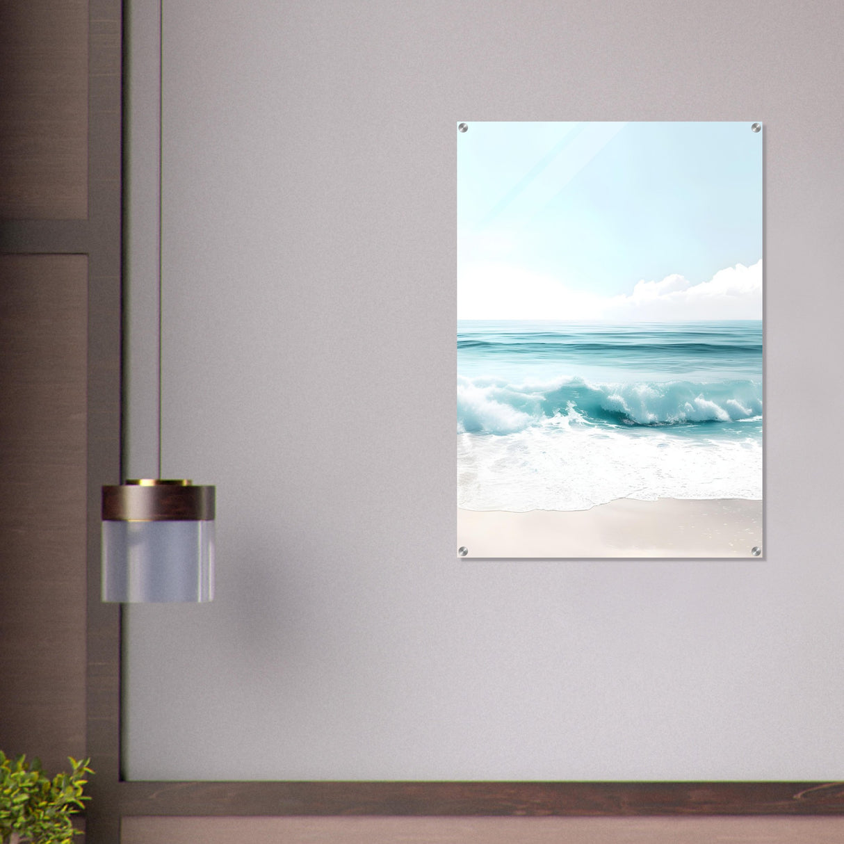 da vinci nature wall art beach 1