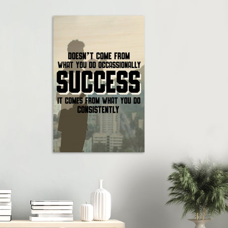 da vinci motivational wall art consistency