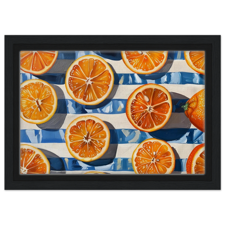 citrus splash wall art print40x60 cm / 16x24″Framed Canvas