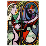 girl before a mirror by pablo picasso 1932
