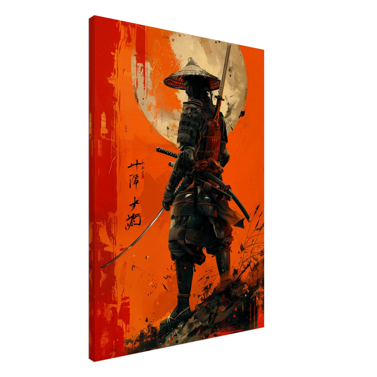  pop art wall art print japanese samurai