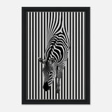  minimalist wall art wildlife zebra