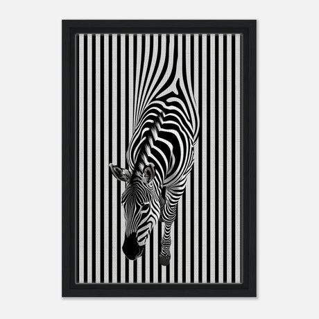  minimalist wall art wildlife zebra