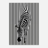  minimalist wall art wildlife zebra
