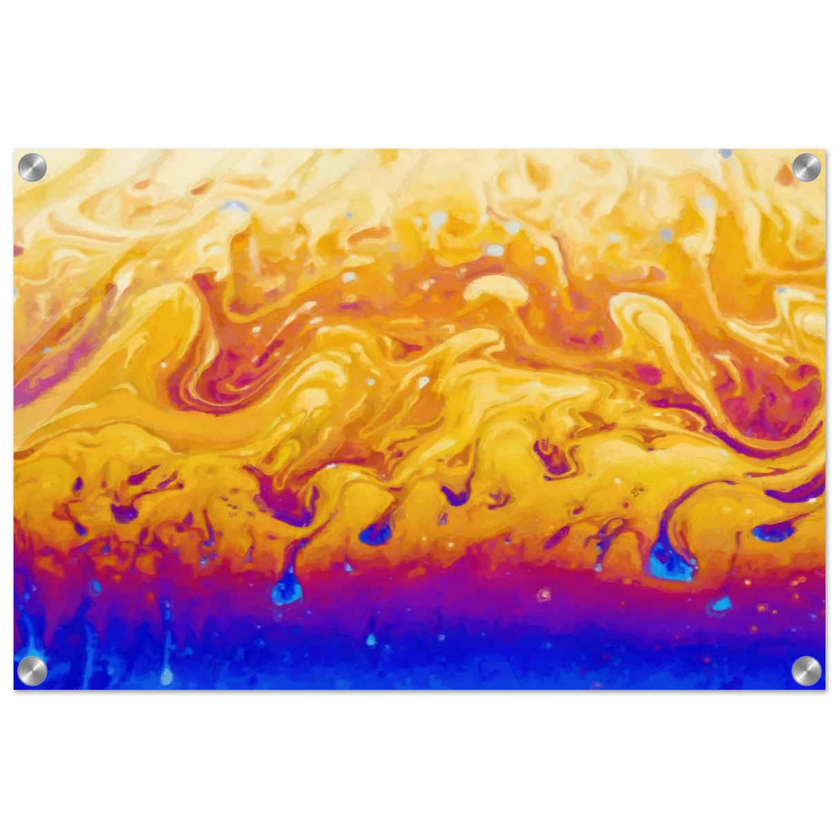 Lava Dreamscape â€“ Fluid Abstract Wall Art PrintAcrylic Print40x60 cm / 16x24â€³