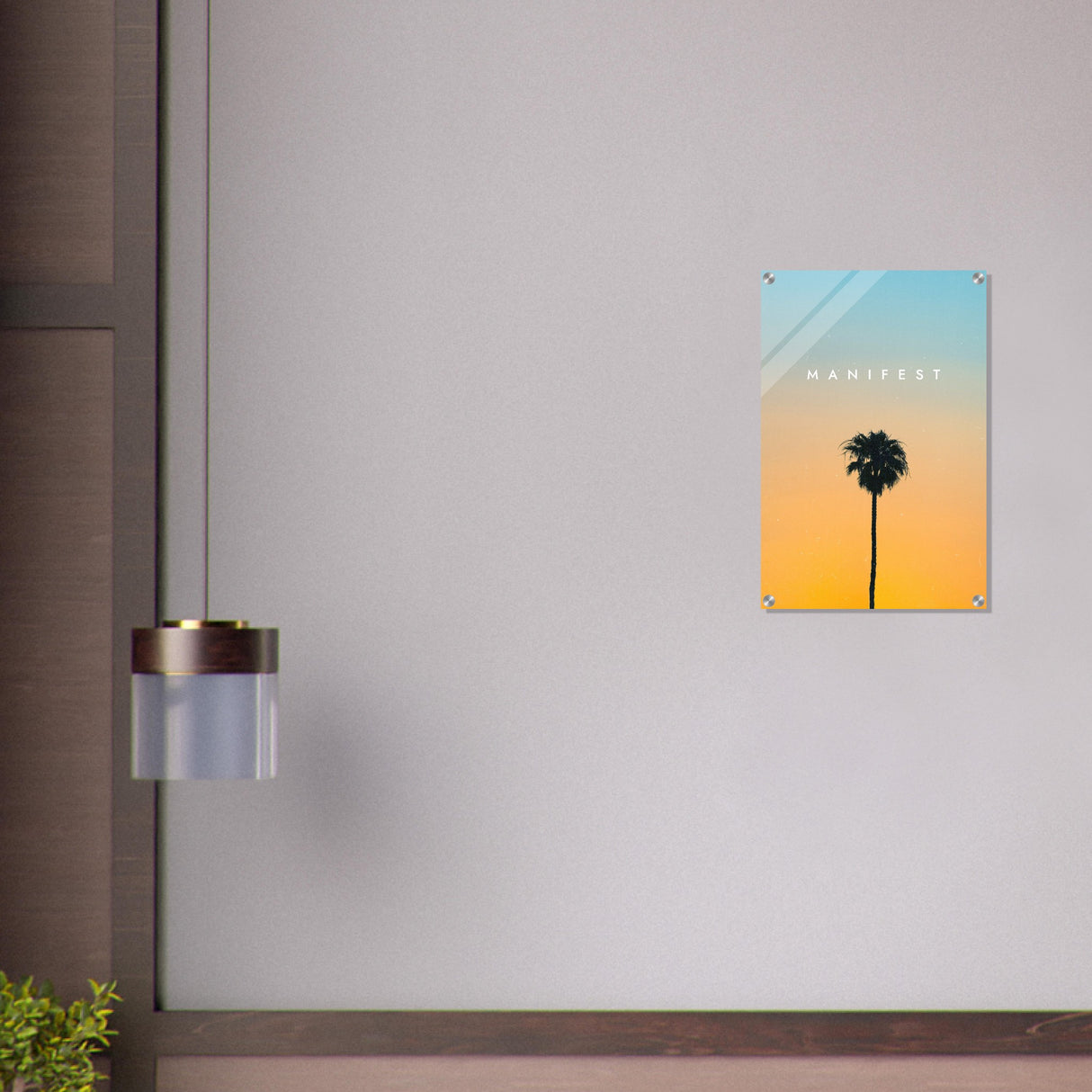 da vinci motivational wall art manifest