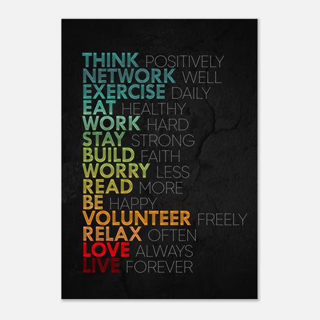 da vinci motivational wall art think
