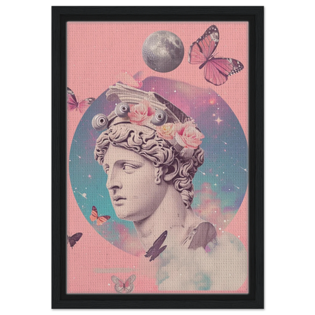 divine daydream neo classical cosmic reverie wall art print20x30 cm / 8x12″Framed Canvas