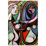 girl before a mirror by pablo picasso 1932