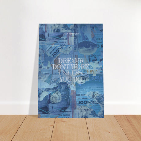 da vinci motivational wall art dreams
