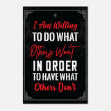 da vinci motivational wall art willing