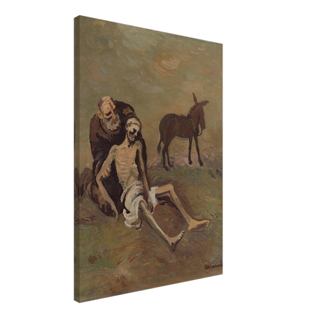 The Good Samaritan by CypriÃ¡n MajernÃ­k â€“ Expressionist Biblical Wall Art PrintAcrylic Print20x30 cm / 8x12â€³