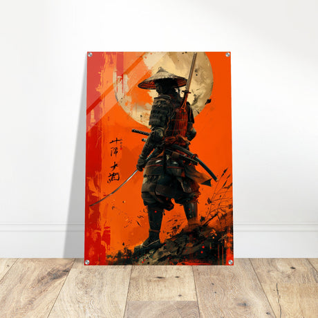  pop art wall art print japanese samurai