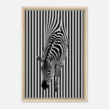 minimalist wall art wildlife zebra