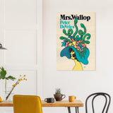  pop art wall art print mrs wallop