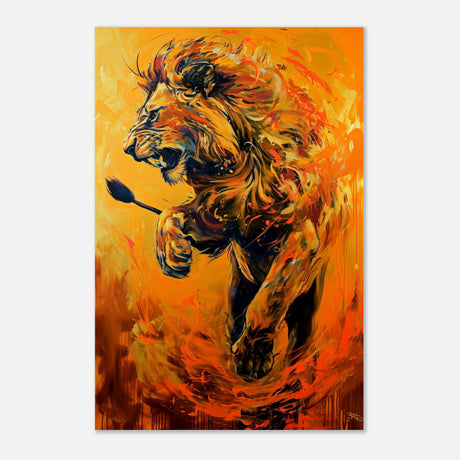  animal kingdom wall art wildlife lion