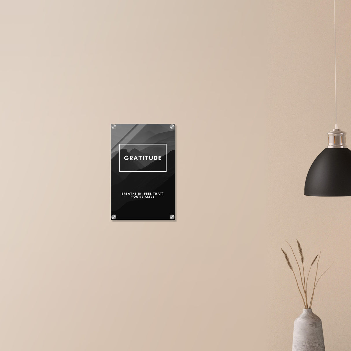  motivational wall art gratitude