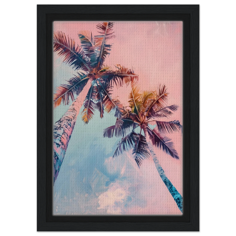 sunset palms wall art print30x45 cm / 12x18″Canvas