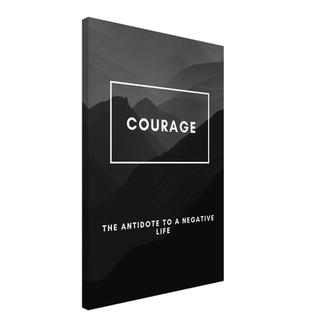 da vinci motivational wall art courage