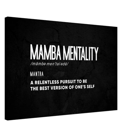  motivational wall art mamba mentality