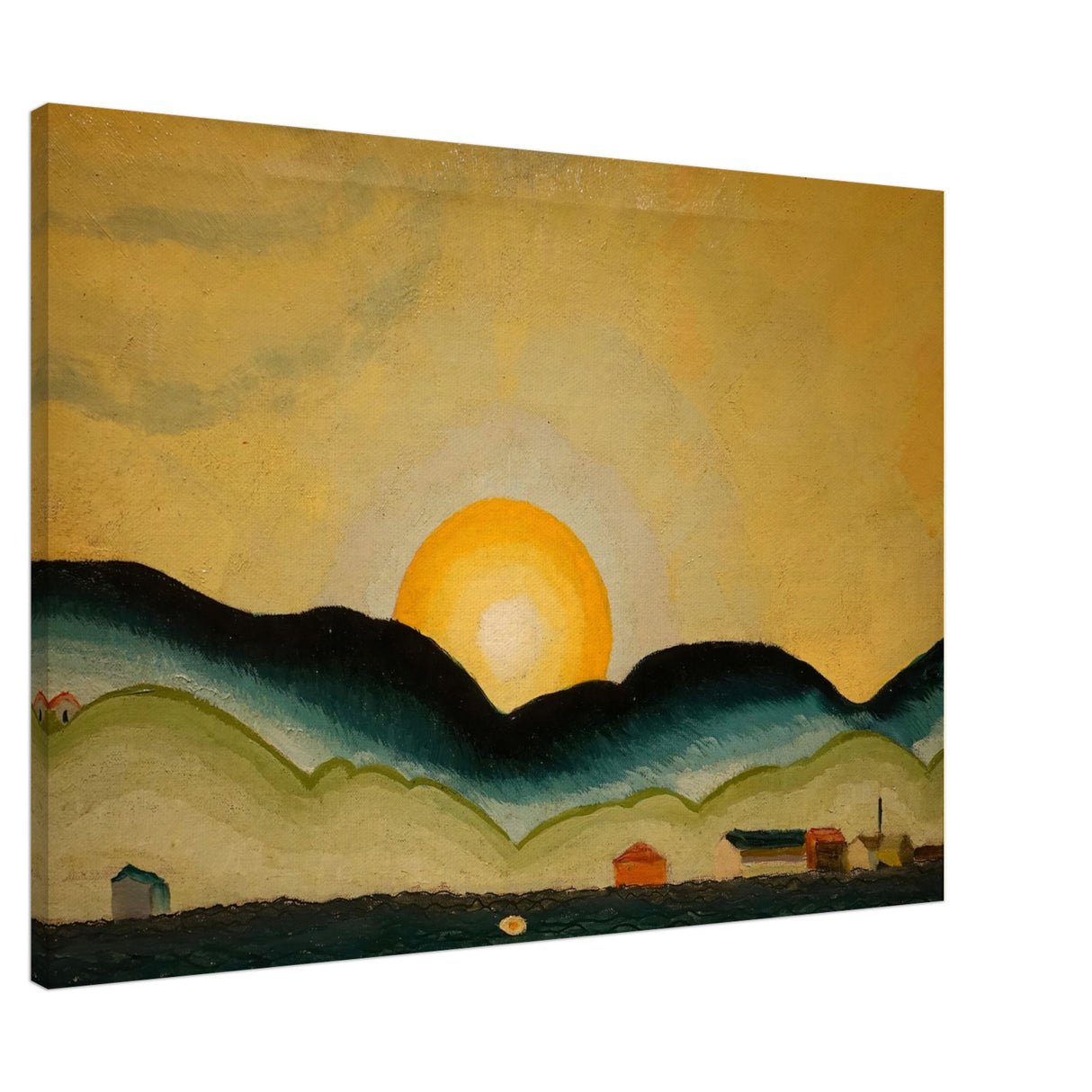 sunrise north harbor by arthur dove