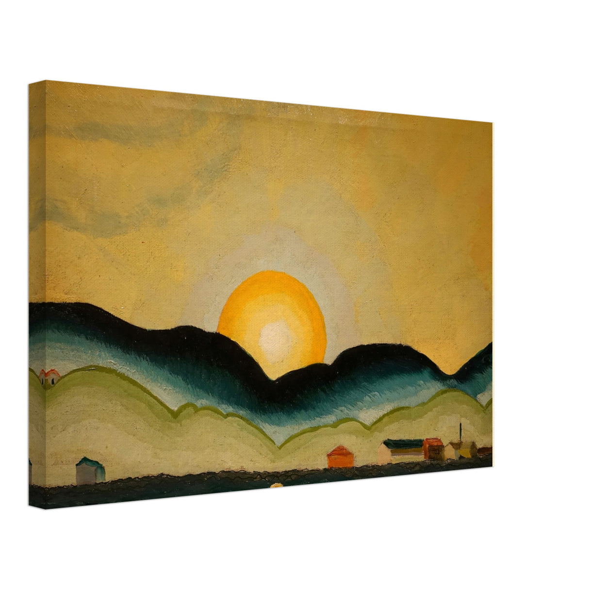 sunrise north harbor by arthur dove