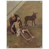The Good Samaritan by CypriÃ¡n MajernÃ­k â€“ Expressionist Biblical Wall Art PrintAcrylic Print50x70 cm / 20x28â€³