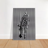  minimalist wall art wildlife zebra