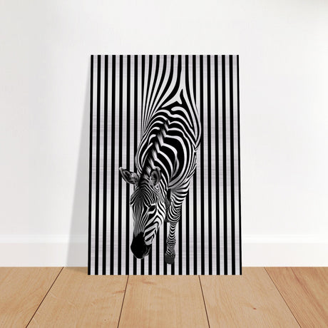 minimalist wall art wildlife zebra