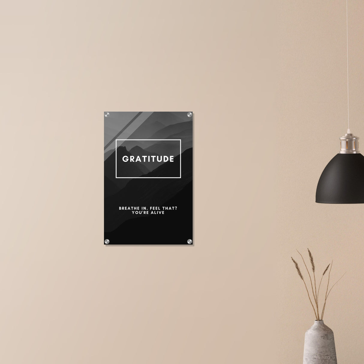  motivational wall art gratitude