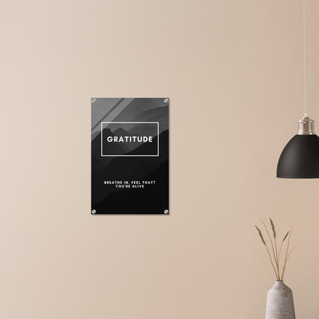 motivational wall art gratitude