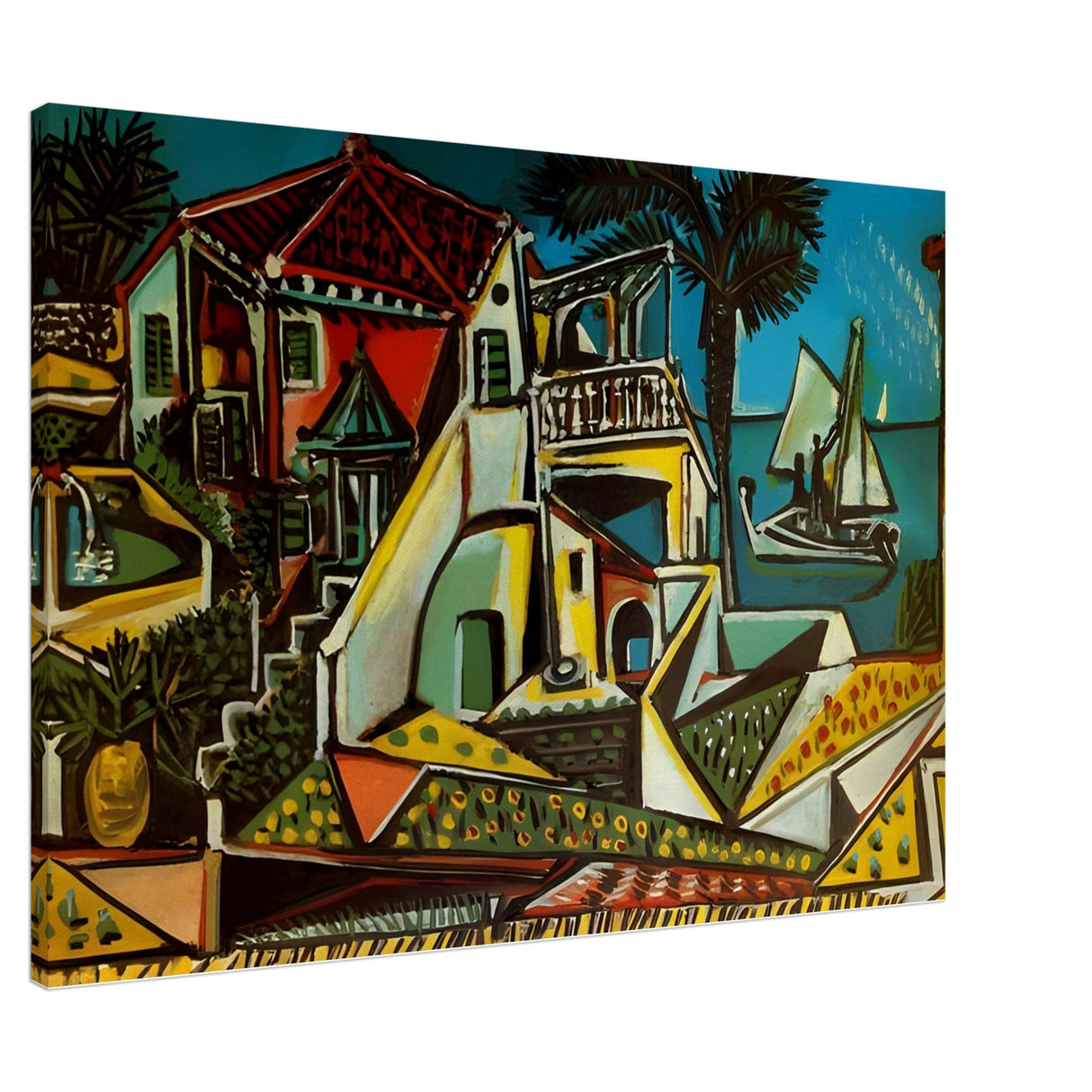 mediterranean landscape by pablo picasso