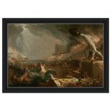 the course of empire destruction by thomas cole classic historical art print40x60 cm / 16x24″Framed Canvas