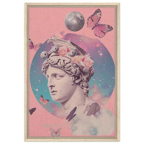 divine daydream neo classical cosmic reverie wall art print30x45 cm / 12x18″Brushed Aluminum Print