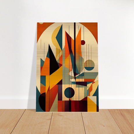 da vinci geometric cubism modern wall art