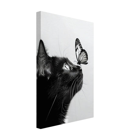  animal kingdom wall art cat butterfly