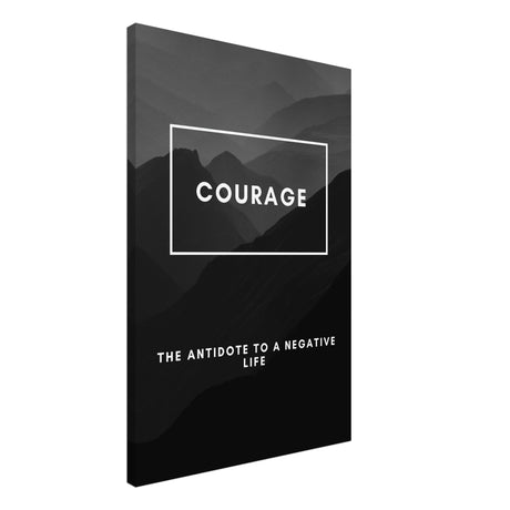 da vinci motivational wall art courage