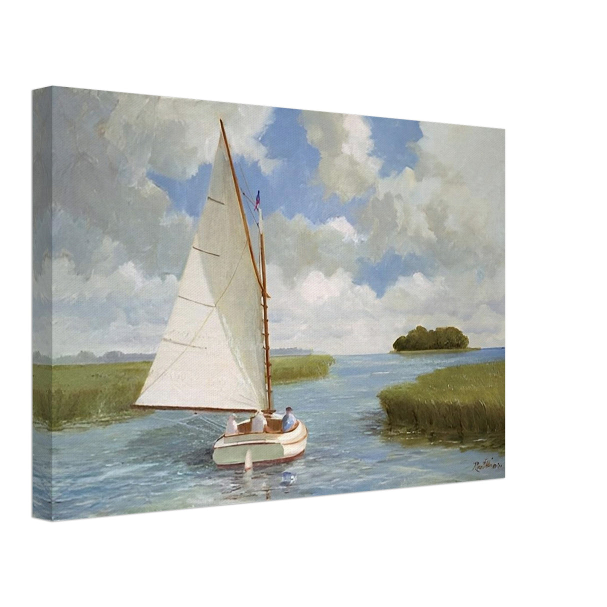 da vinci nature wall art boat