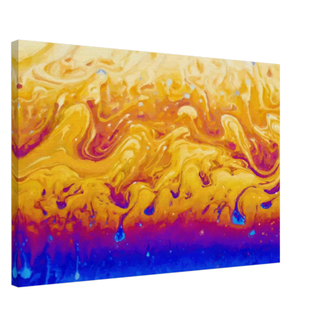Lava Dreamscape â€“ Fluid Abstract Wall Art PrintAluminum Print20x30 cm / 8x12â€³