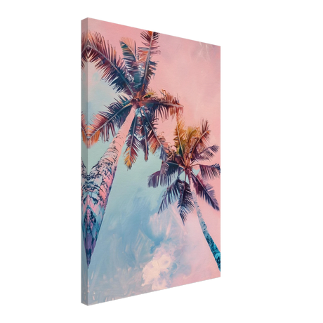 sunset palms wall art print40x60 cm / 16x24″Framed Canvas