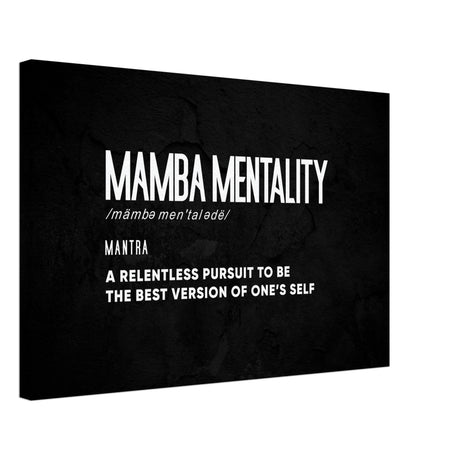  motivational wall art mamba mentality