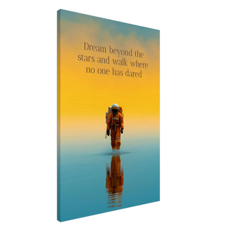 da vinci motivational wall art dare
