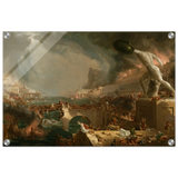 the course of empire destruction by thomas cole classic historical art print70x100 cm / 28x40″Acrylic Print