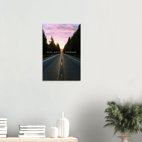 da vinci motivational wall art moving forward